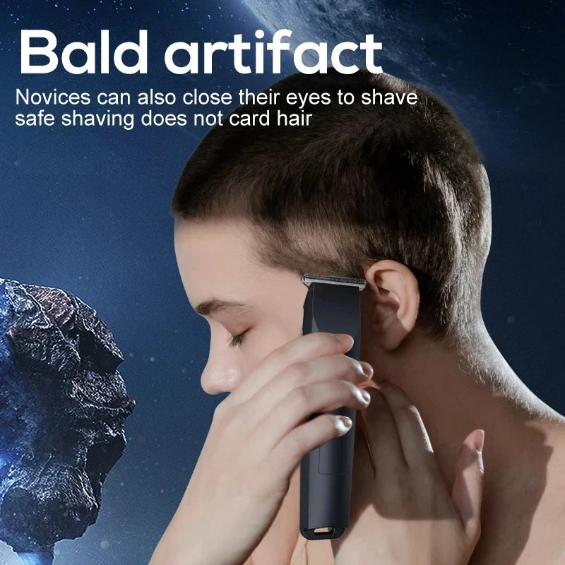 New Electric Hair Clipper Hair Trimmer for Men Body Groomer & Pubic Waterproof Hair Trimmer Replaceable Ceramic Blade 2026