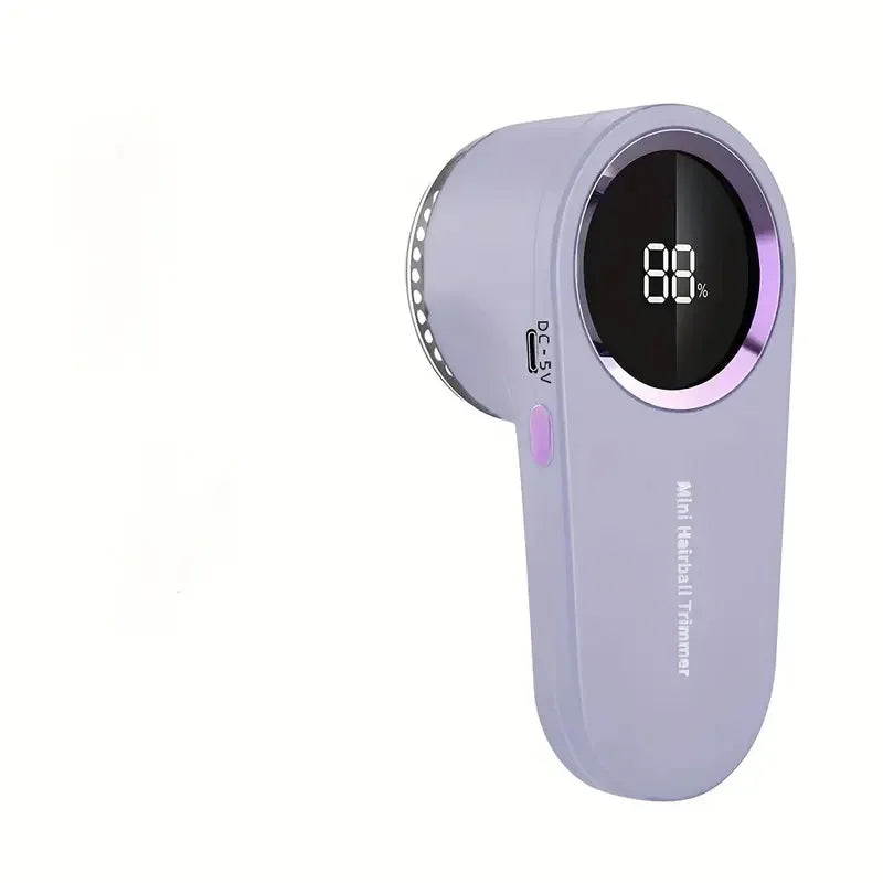 USB Charging Hair Ball Trimmer, Portable Clothing Hair Remover with Digital Display, Clothes and Pants Hair Removal Device