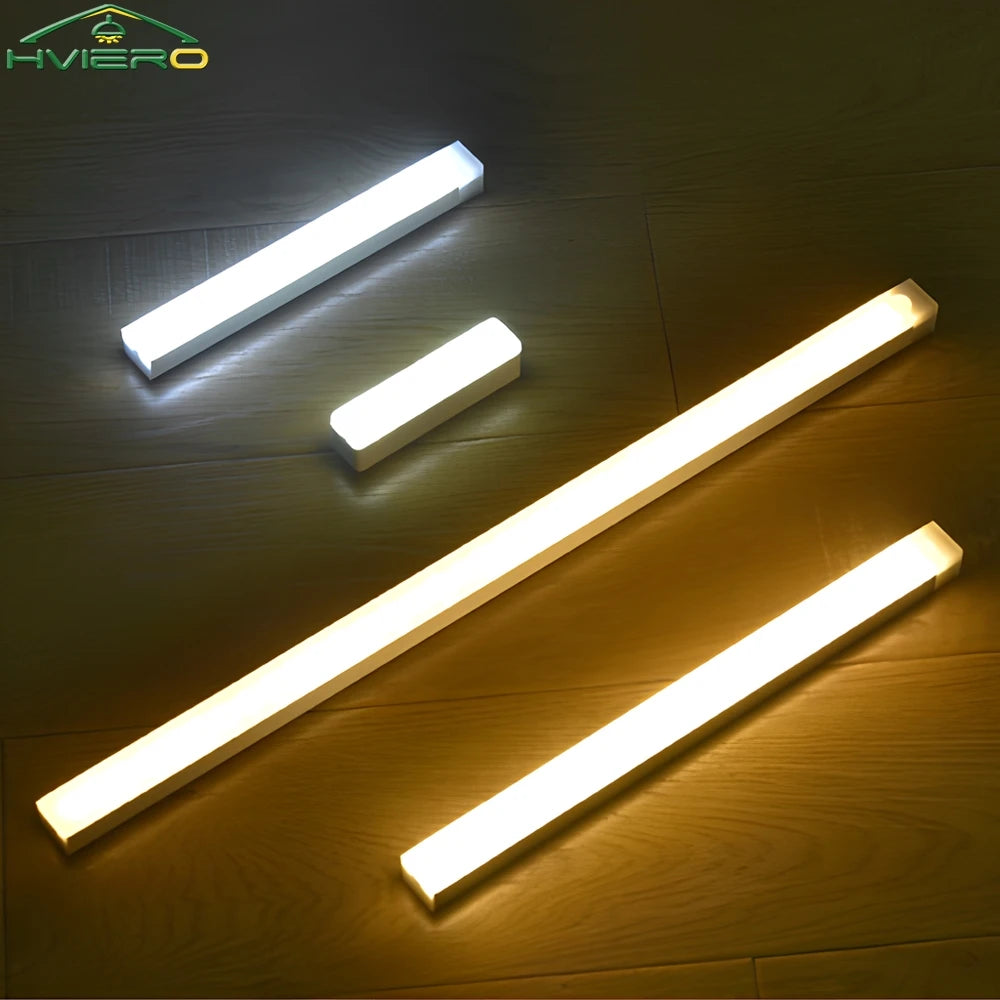 Clearance_Night Lights Motion Sensor Wireless LED Lamp USB Rechargeable Magnetic For Wardrobe Room Closet Kitchen Aisle Tube Det