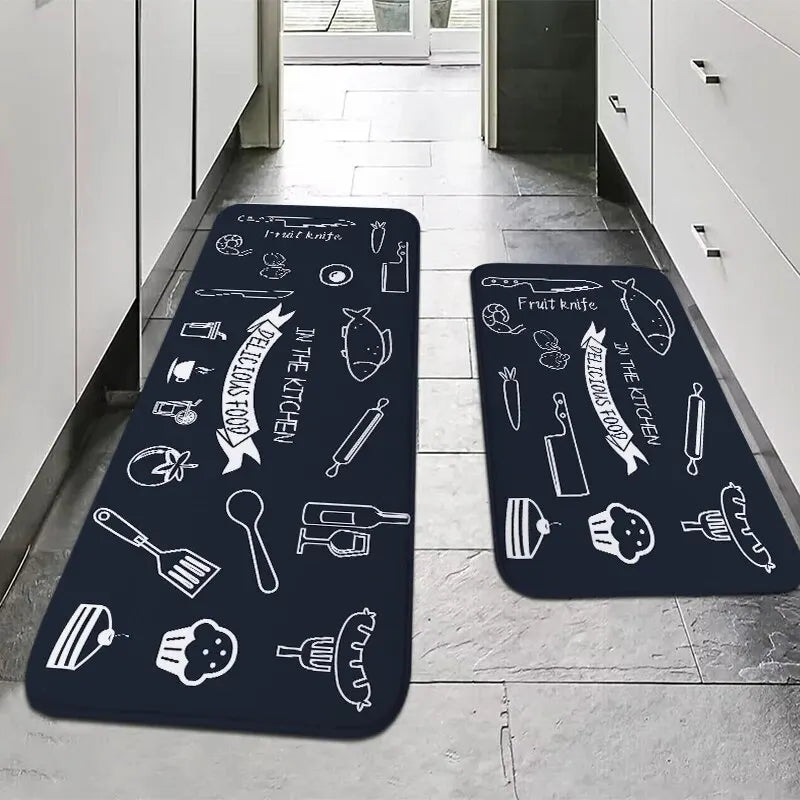 1piece Multi-purpose Sponge Water Absorption Mat:Kitchen,Bathroom Bathroom Anti-skid,Moisture Absorption,Machine Washable Carpet