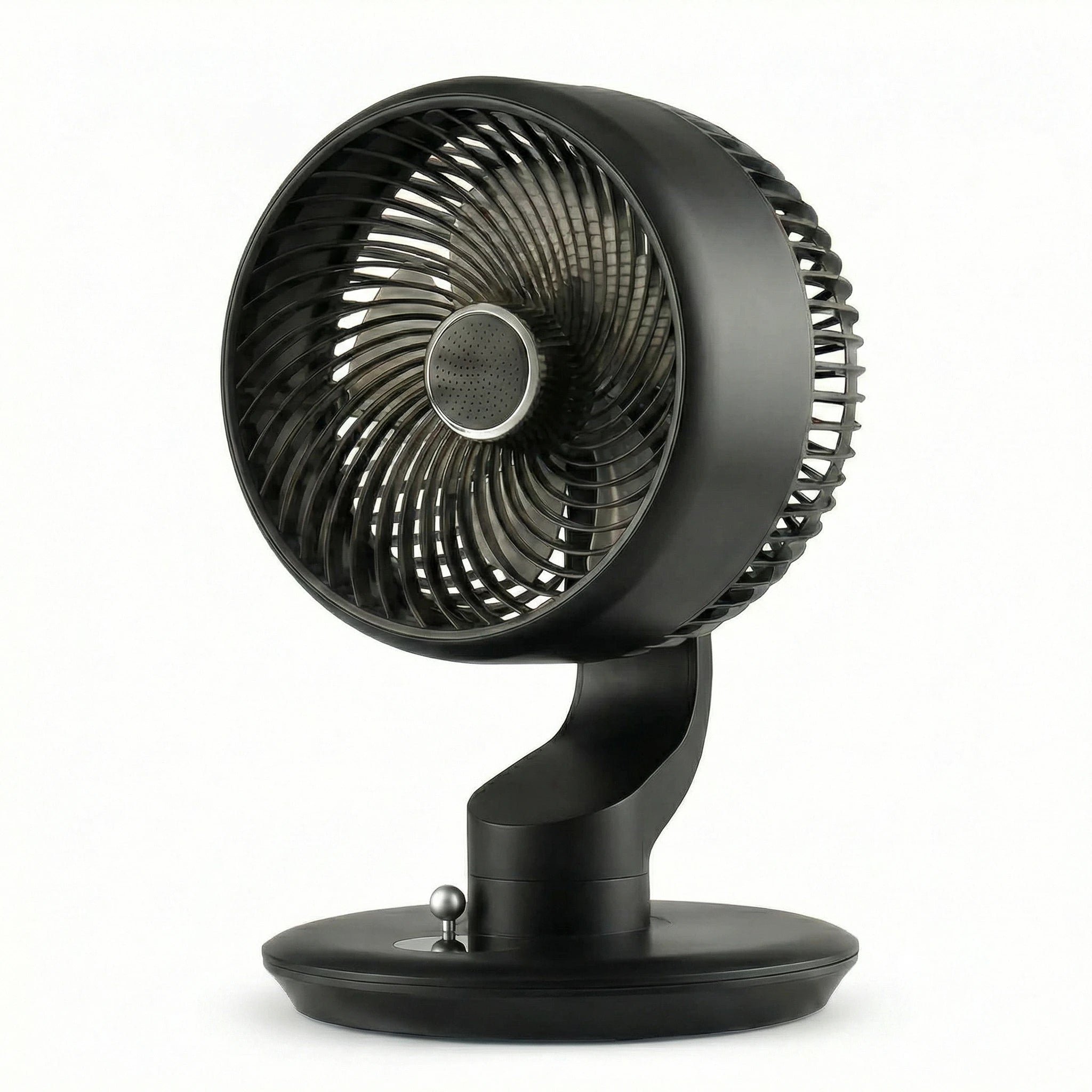 7800mAh USB Desk Fan 5 Speed Adjustable 9H Timer & 120° Oscillating Smart Electric Fan Wall-Mounted Kitchen Toilet Silent Fan