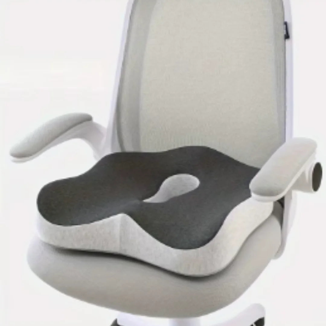 【Sitting Artifact】Breathable Memory Foam Cushion | Office Student Car, Spine Relief, Skin-Friendly & Easy Clean