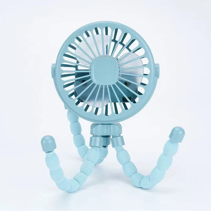USB Charging Octopus Fan Stroller Fan  Multi-function Fan