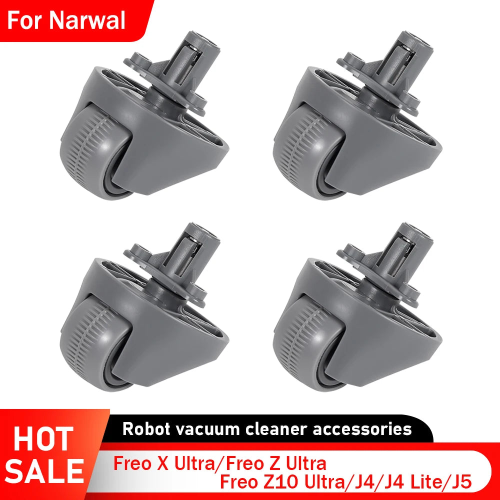 Front Wheels for Narwal Freo X Ultra/Freo Z Ultra/Freo Z10 Ultra/J4/J4 Lite/J5 Robot Vacuum Cleaner Accessories Replacement Part
