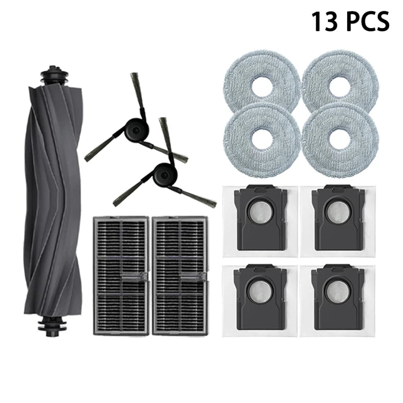 Dreame X40 Ultra / X40 Pro  Robot Vacuum Cleaner Accessories Main Side Brush Mop Cloth Hepa Filter Dust Bag Spare Parts