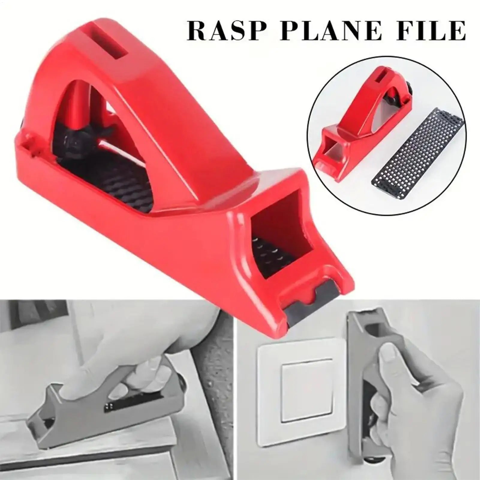 Quick Cutter Gypsum Board File Planing Wallboard Rasp Trimmer Plasterboard Planer Abrasive Edge-finishing Tool