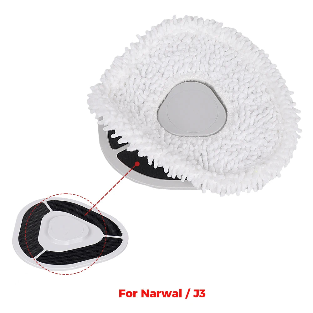 Sweeping Robot Mop Stand Mop Cloth For Narwal J3/ J4 / Freo X Ultra / J4 Lite /J5 / Freo Z Ultra Vacuum Cleaner Mop Cloths Rag