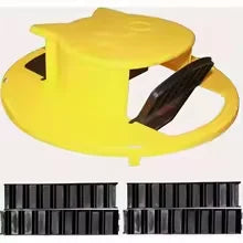 Bucket Lid Mouse Trap, a User-Friendly Indoor And Outdoor Trapping Tool, Features an Upgraded Dual Ladder Entrance, Reusable for 5-Gallon Buckets, Making It an Ideal Choice for Homes, Chicken Coops, Gardens, Barns, Farms