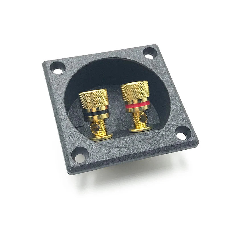 Car Stereo Speaker Box Terminal Round Spring Cup Connector Subwoofer Plug Speaker Terminal Cup Round Spring Cup Subwoofer Plug