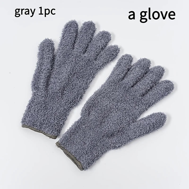 1 Pc Stretchable Breathable Microfiber Dusting Glove Non-Waterproof Cleaning Gloves for Cars Boats RVs Pools Home Kitchen