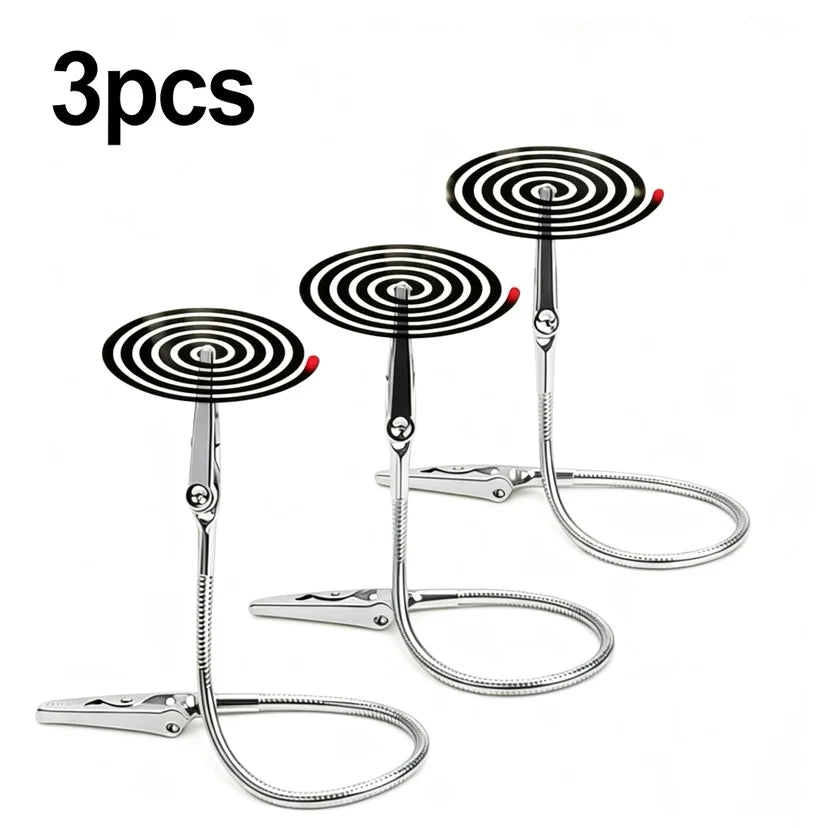 1/3pcs Double-ended Mosquito-repellent Incense Clip Universal Crocodile Clip Bracket Broken Incense Clip Extended Hose