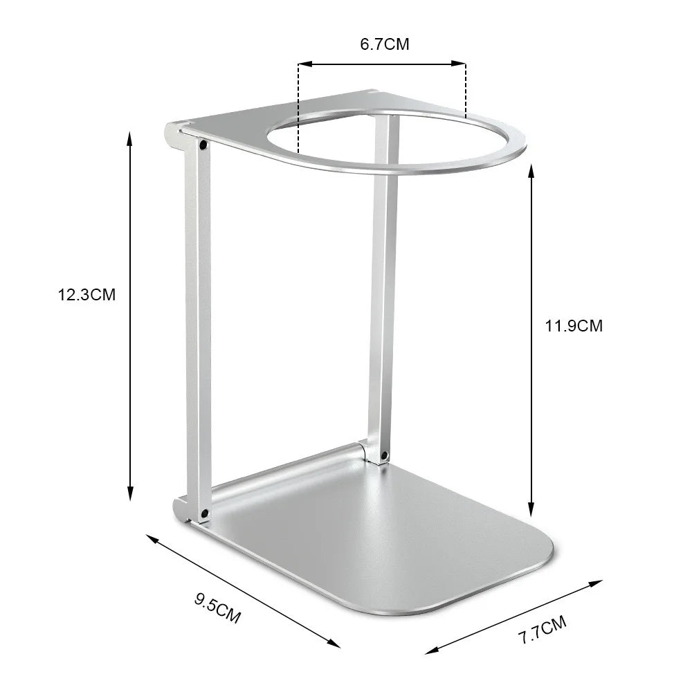 HOMEFISH Foldable Aluminum Alloy Coffee Drip Holder Stand Support for Wireless Electric Portable Espresso Machine Accessories