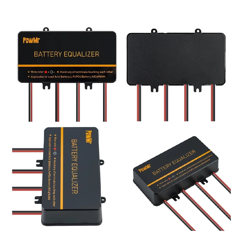 PowMr 24V 48V Battery Balancer Voltage Equalizer for Lithium Iron Phosphate Battery Power Balances Voltage to Extend Battery Life