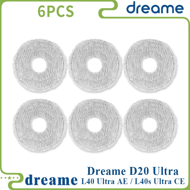 Fit For ( Dreame L40 Ultra AE / Dreame L40s Ultra CE / Dreame D20 Ultra ) Vacuum Parts Main Side Brush Filter Mop Cloth Dust Bag