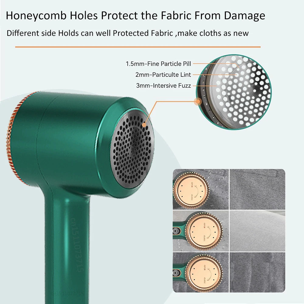 Lint Pellet Remover for Clothing Electric Rechargeable Fabric Shaver Fluff Remover Hair Balls Fuzz Removers for Clothes Portable