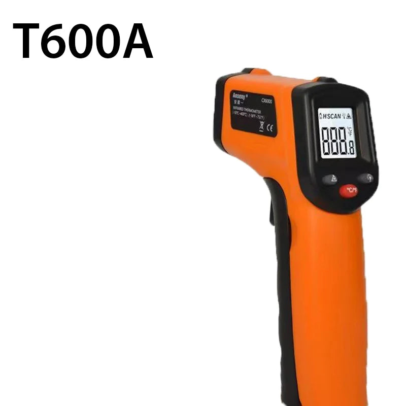 Infrared Thermometer Industrial High-Precision Temperature Gun Electronic Water and Oil Temperature Meter for Kitchen and Baking