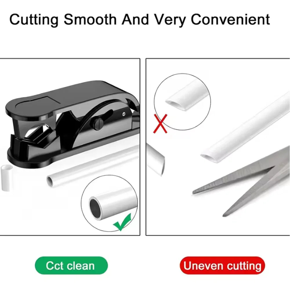 Pipe Tube Hose Cutter Scissors Tool, Cuts 1/4' 3/8' 1/2' PVC Nylon PU for Water Filters Reverse Osmosis System