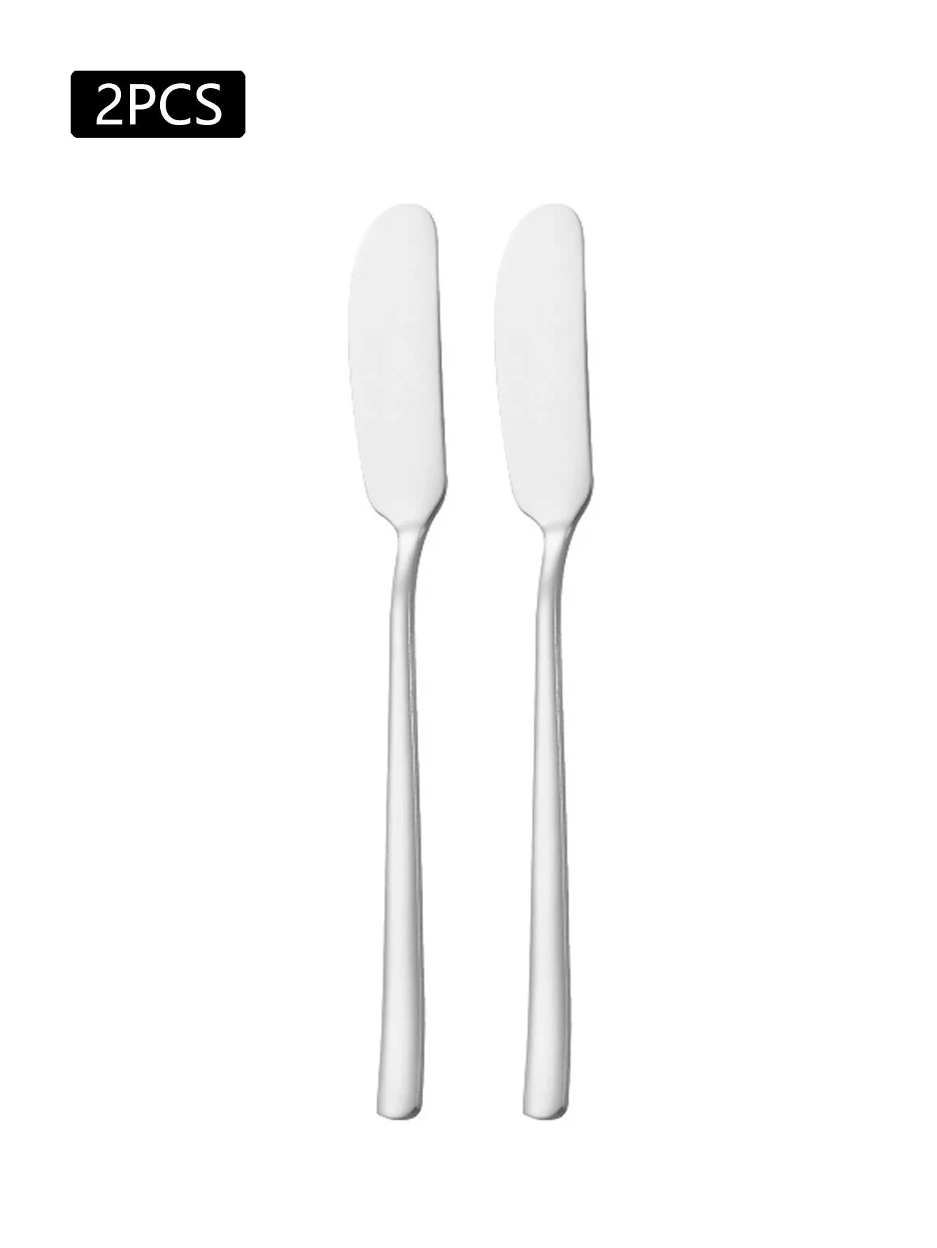 6pcs/2pcs, butter knife, stainless steel butter knife, cheese spreader, kitchen butter shovel, multifunctional butter shovel