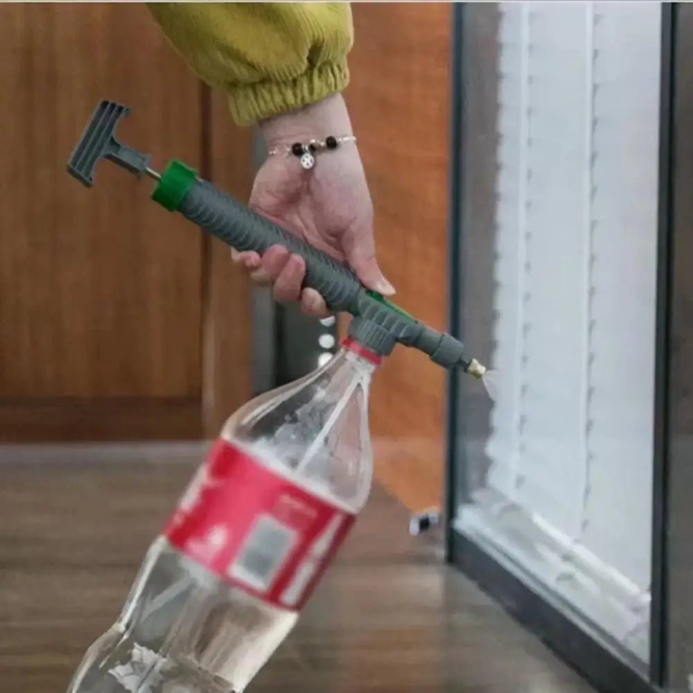 Gardening Watering Sprayer Beverage Bottle Watering Can High Pressure Small Manual Pressure Adjustable Spray Head