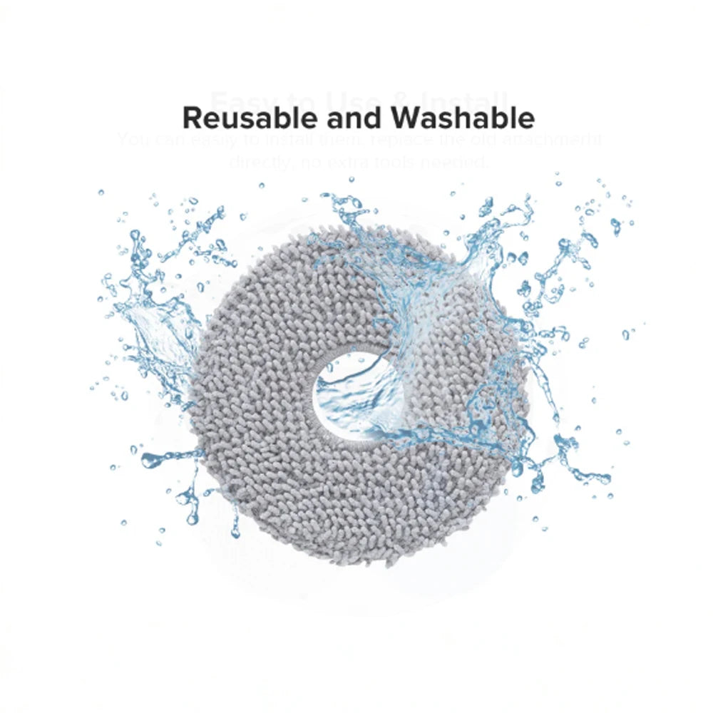 Original Roborock Mop for Q Revo Curv/Q Revo/Qrevo Edge/Qrevo Pro/Qrevo S/Qrevo Master/Qrevo Slim QV 35A Mop Cloth Spare Parts