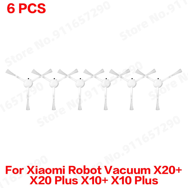 For Xiaomi Robot Vacuum X20 Plus/ X20+/X10+ / X10 Plus Spare Parts Accessories Main Side Brush Mop Cloth Dust Bag Filter