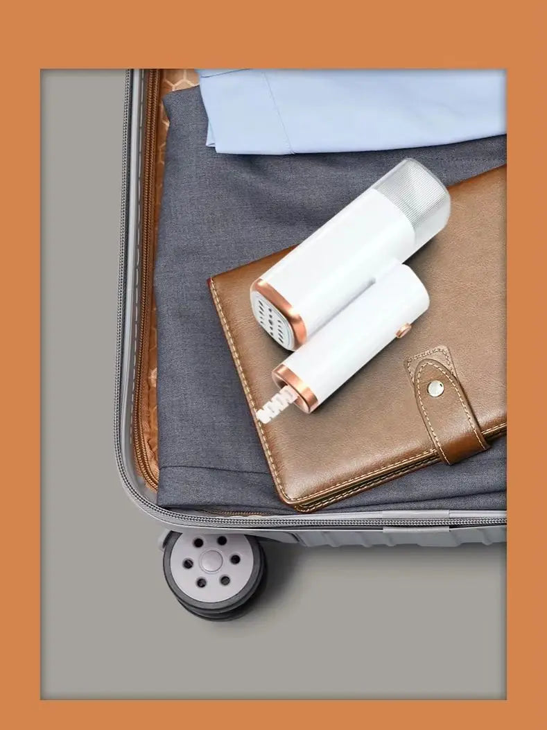 Folding Mini Steam Iron, Portable Handheld Garment Steamer, Wet & Dry Ironing Machine for Home Travel