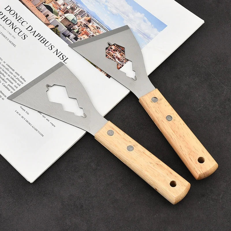 Multi-Purpose Long Handle Shovel, Thickened Stainless Steel Kitchen Cleaning Tool for Scraping Dust & Household Use