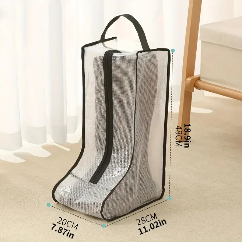 Boot Storage Bag Portable Shoes Organizer Waterproof Dustproof Protection Holder Bag for Household Travel Supplies