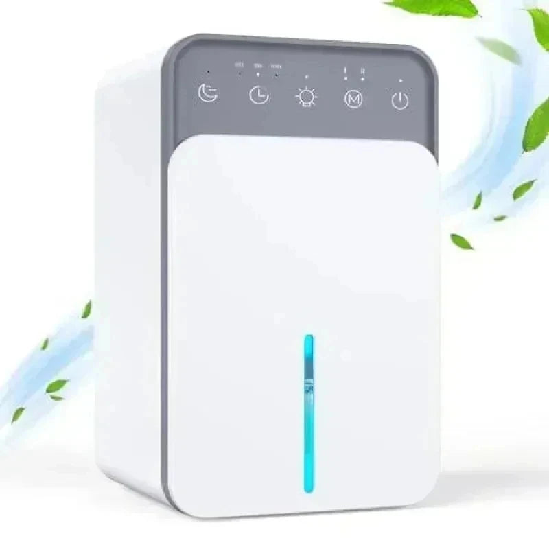 Intelligent Portable Dehumidifier with Deodorizing, Moisture Absorbing Mold Eliminator for Bedroom Office Dampness Control