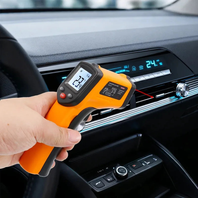 Infrared Thermometer Industrial High-Precision Temperature Gun Electronic Water and Oil Temperature Meter for Kitchen and Baking