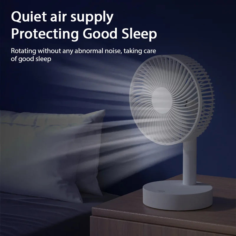 USB Small Electric Fan Home Dormitory Office Desktop High Wind Fan Portable Cooling Fan Table Air Circulators Fans Air Cooler