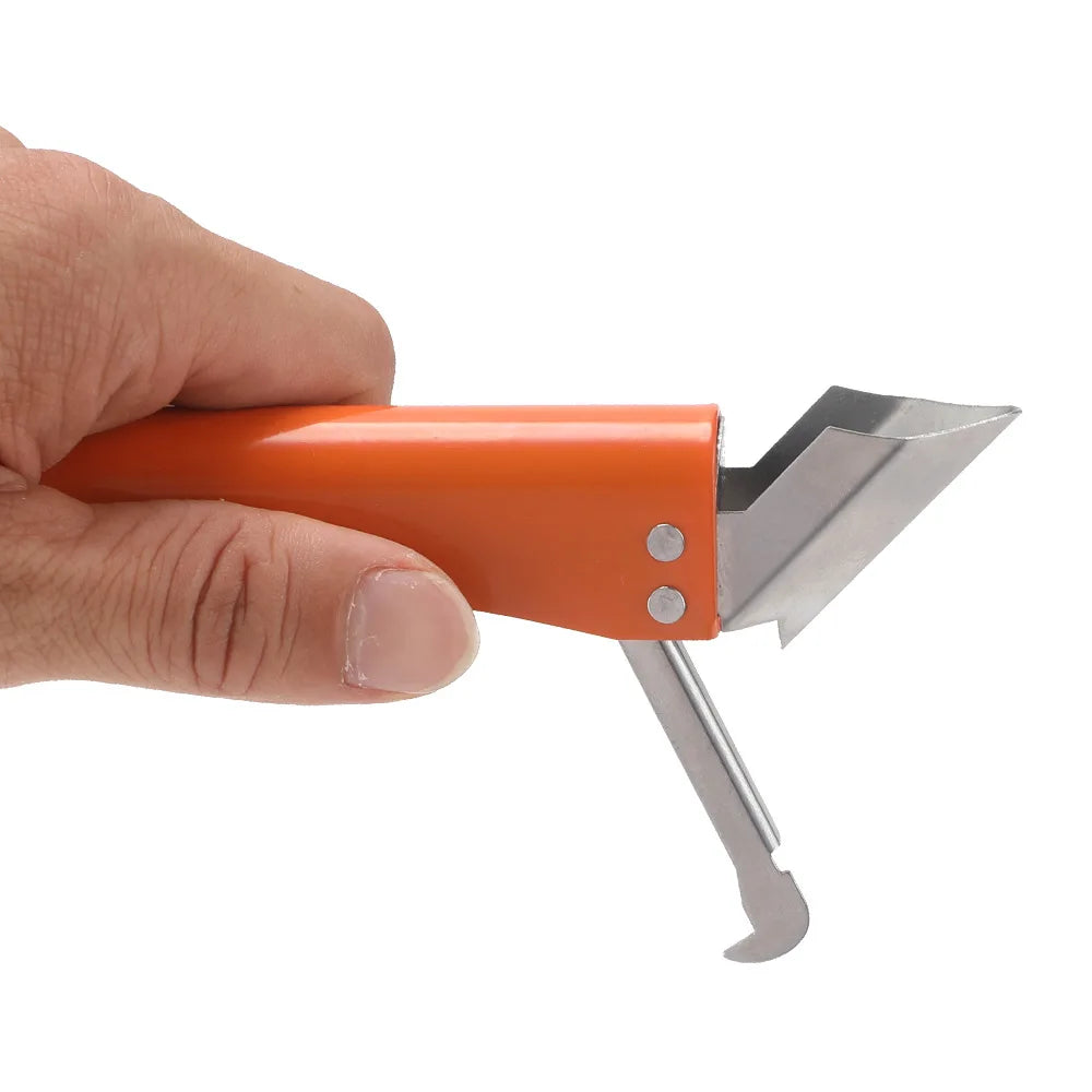 Multifunctional Stainless Steel Scraper for Sealant Glass Adhesive Edge Trimmer Grout Filling Tool Dirt Removal Hook Knife