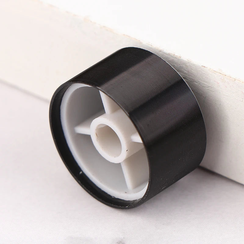1Pcs 22x12mm 6mm D-Type Shaft Hole Potentiometer Control Knob For Volume Tone Knobs Black