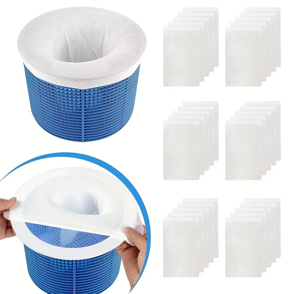 Pool Skimmer Socks Skimmer Reusable Effective Pool Filter Basket Socks Pumps Filters Protector Strainer Screen Liners Savers