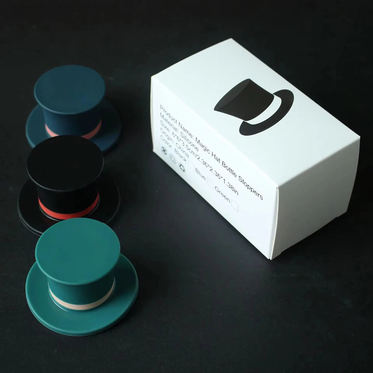 Magic Hat Wine Bottle Stopper Seal Cork Cover Silicone Wine Bottle Stopper Kitchen Tools