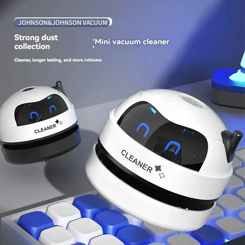 Mini Desktop Vacuum Cleaner Handheld Wireless Cleaner Portable Desktop Sweeper Office Home Cleaning Tools Pencil Eraser Crumbs
