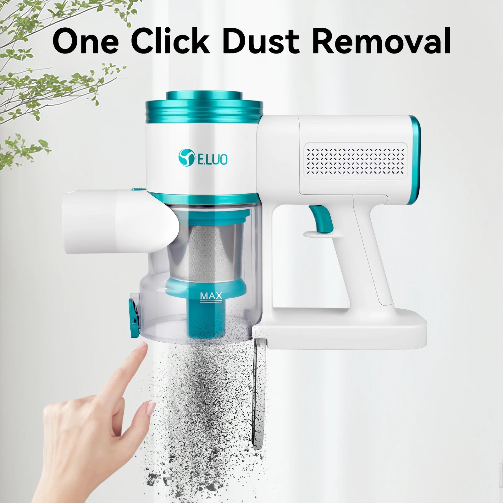 Cordless Handheld Vacuum Cleaner,26000PA,Touch Screen,Smart Dust Sensor,Auto Speed Control for Home Bed Carpet Clean