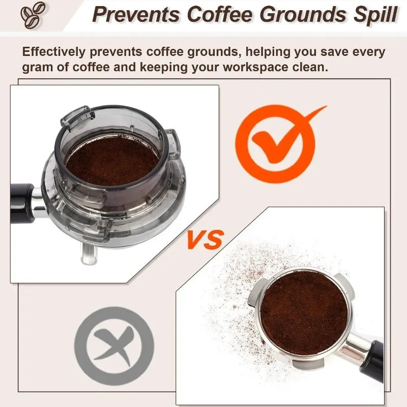 54mm Dosing Funnel for Breville Barista And Bambino Espresso Machines - Prevents Coffee Grounds Spill over Espresso Dosing Tool