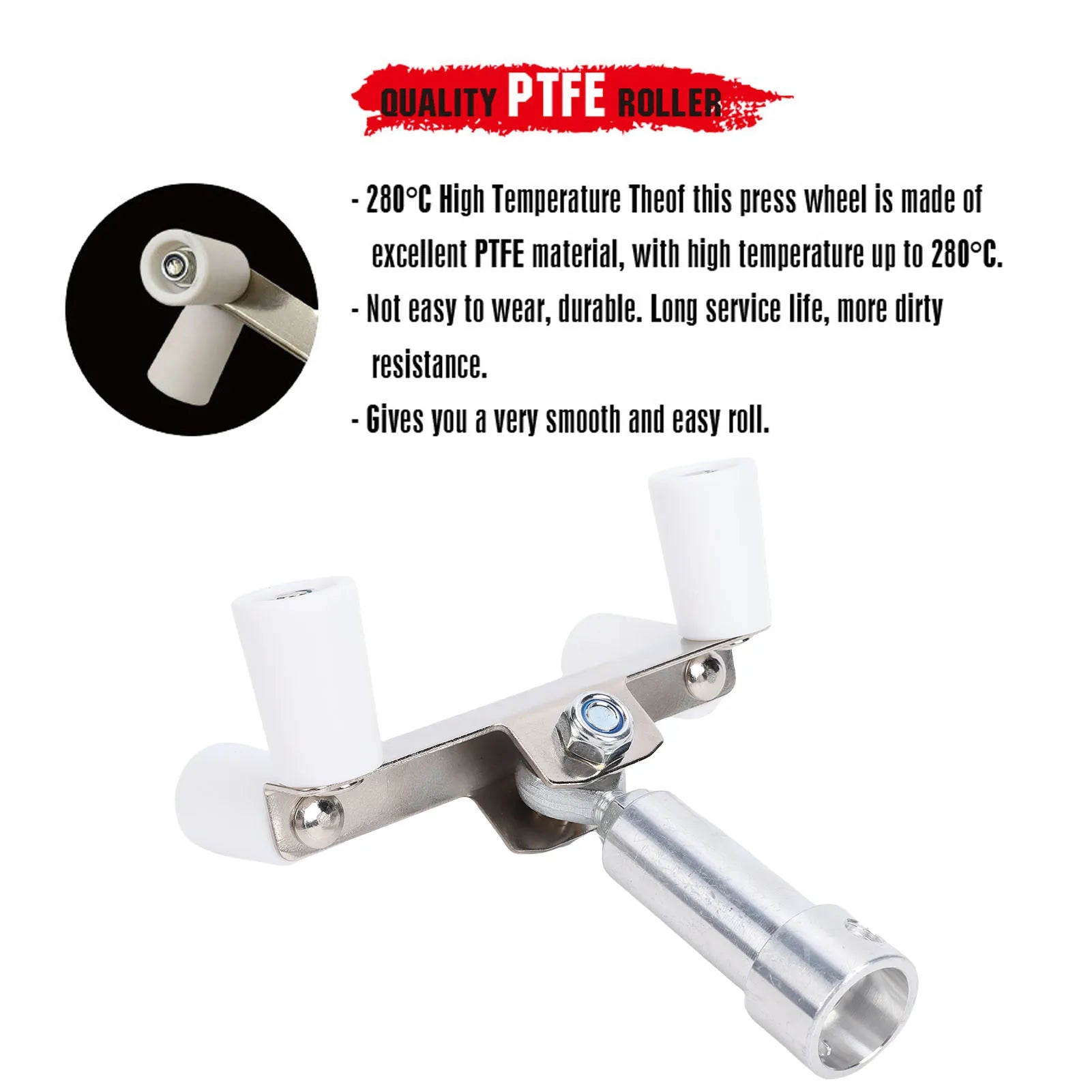 Drywall Outside Corner Bead Roller External Corner Applicator for Mud Squeezing Fit 1/2 Inch Threaded Extension Pole