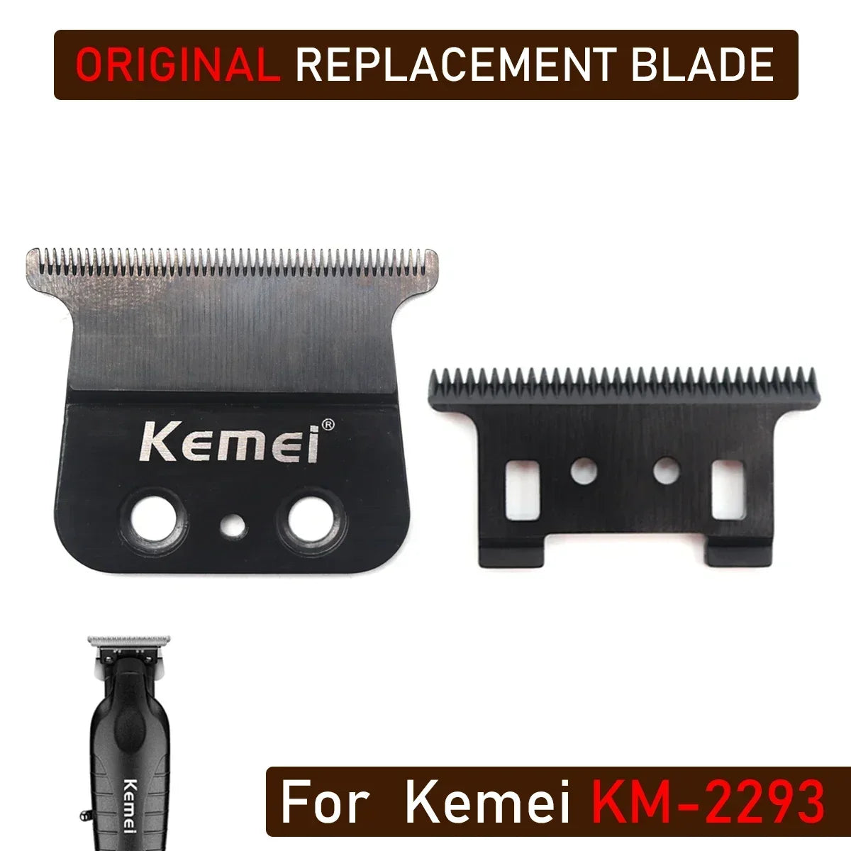 Professional Accessories Replacement Blade Head Fit For Kemei KM 2293 Hair Trimmer Clipper Machine