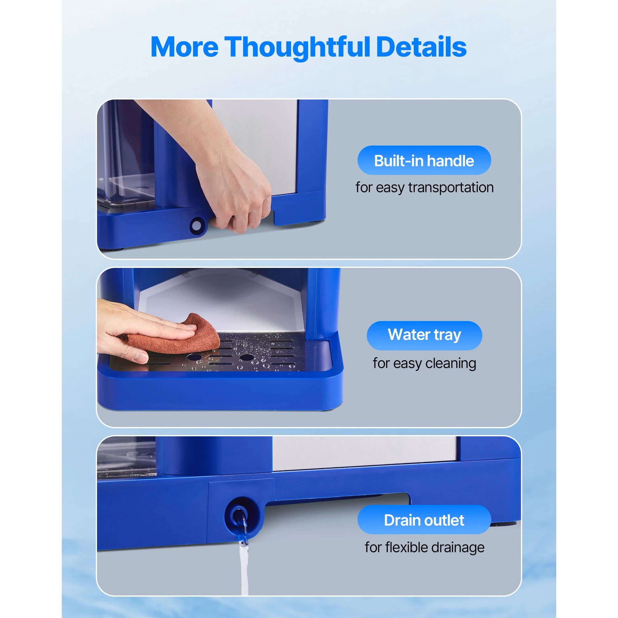 SucceBuy 1.8L Commercial Ice Shaver Machine Electric Snow Cone Machine Stainless Steel Blades Shaved Ice Maker for Dessert Home