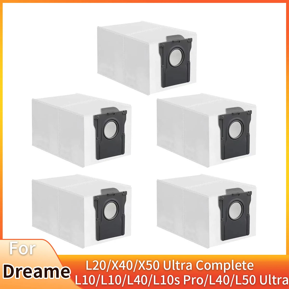 Applicable to Dreame L20/X40/X50 Ultra Complete, L10/L10/L40/L10s Pro/L40/L50 Ultra, Mova E30 Ultra/P50 Pro Ultra Dust Bag