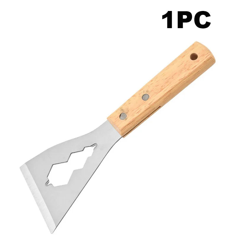 Multi-Purpose Long Handle Shovel, Thickened Stainless Steel Kitchen Cleaning Tool for Scraping Dust & Household Use