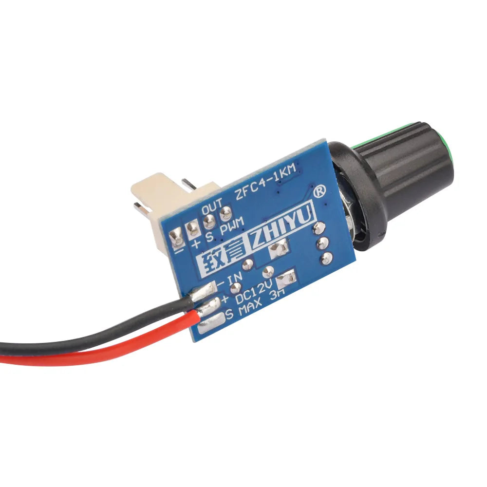 Mini 3A PWM 12V DC Motor Speed Controller Module DC-DC 4.5V-35V Adjustable Speed Regulator Control Governor Switch 24V