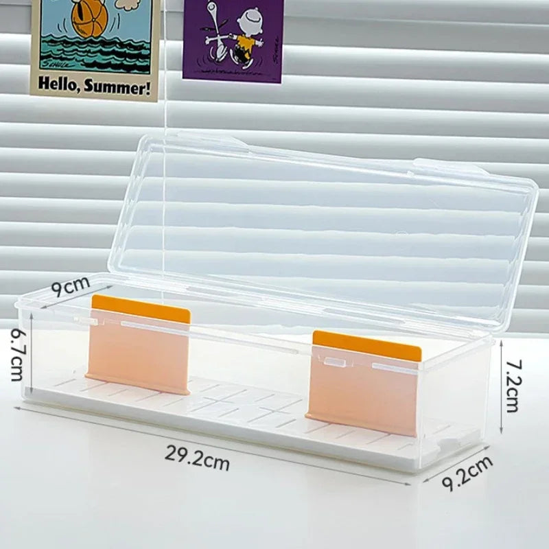 HOMEFISH Plastic Compartmentalized Organizer Box Holds 550+ Game Cards Storage Box with Adjustable Divider For GAME Cards