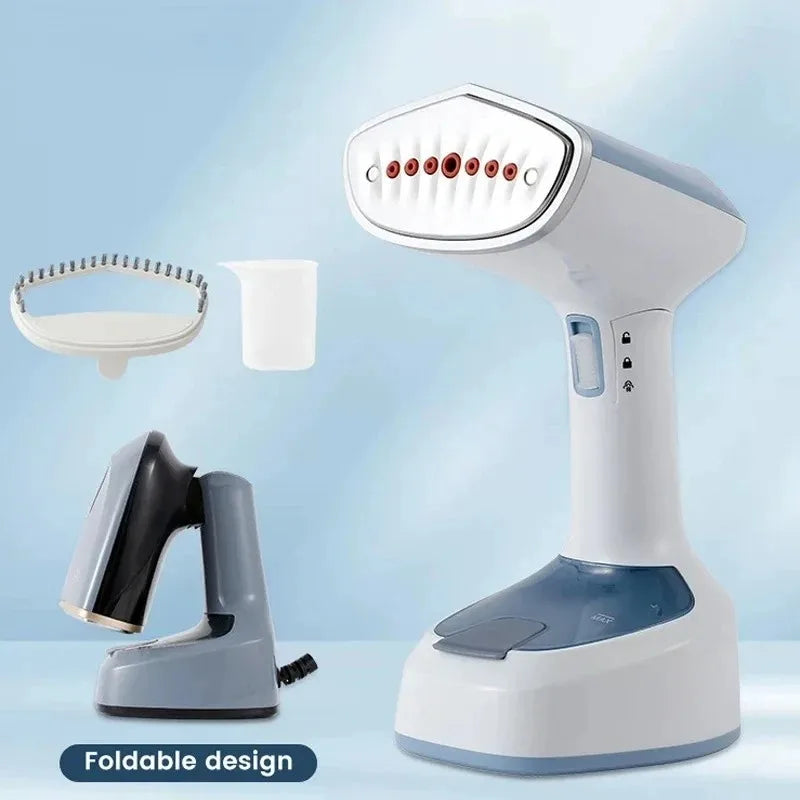 1500W Foldable Fast-Heat Handheld Electric Garment Steamer Steam Iron for Household Travel Fabric Care
