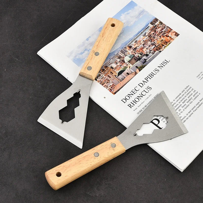 Multi-Purpose Long Handle Shovel, Thickened Stainless Steel Kitchen Cleaning Tool for Scraping Dust & Household Use