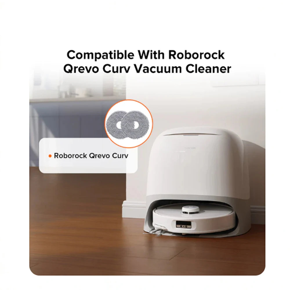 Original Roborock Mop for Q Revo Curv/Q Revo/Qrevo Edge/Qrevo Pro/Qrevo S/Qrevo Master/Qrevo Slim QV 35A Mop Cloth Spare Parts