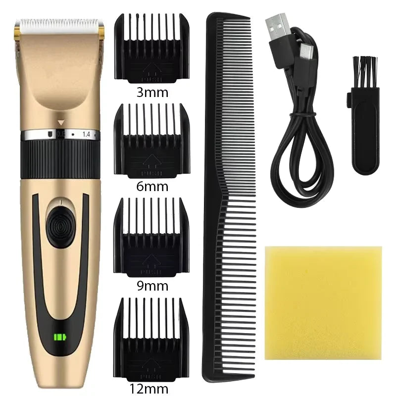 HOMEFISH Electric Hair Trimmer Shaver Professional Rechargeable Shavers Barber hair Cutting Machine