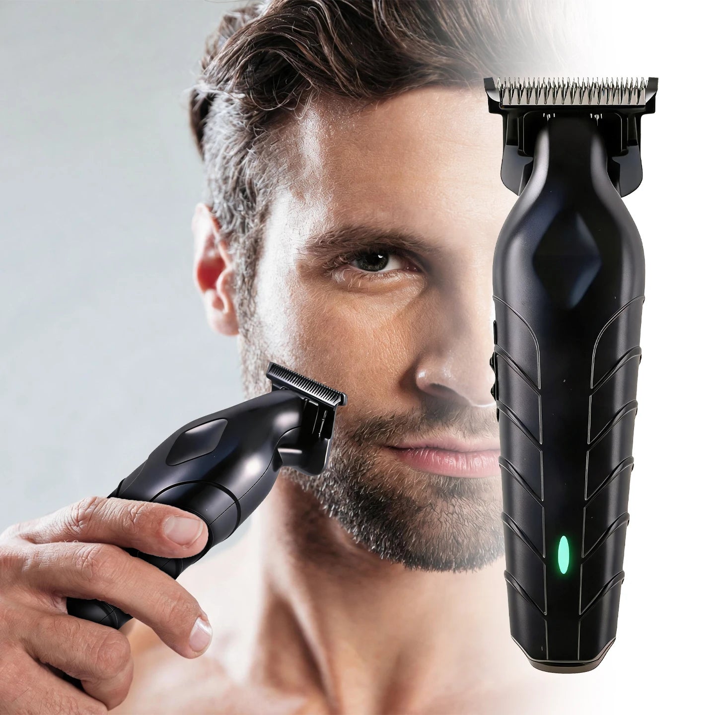 OMUONE Electric Hair Clipper UBS Rechargeable Cordless Beard Trimmer Men Powerful Electric Hair Clipper Trimming Tool